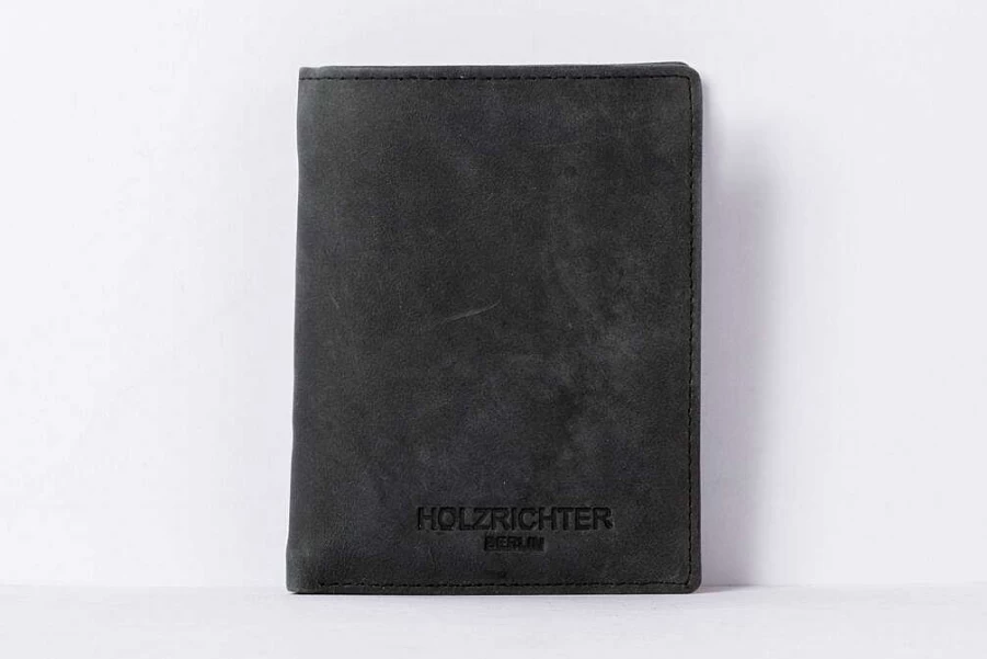 HOLZRICHTER Men's Leather Wallet Set Nos 1-4 - Premium Quality RFID Blocking Bifold Wallets for Men