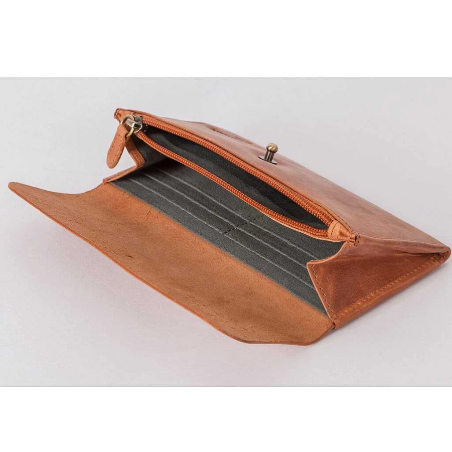 HOLZRICHTER Women's Genuine Leather Wallet No.4-1 - Stylish & Compact Card Holder for Everyday Use