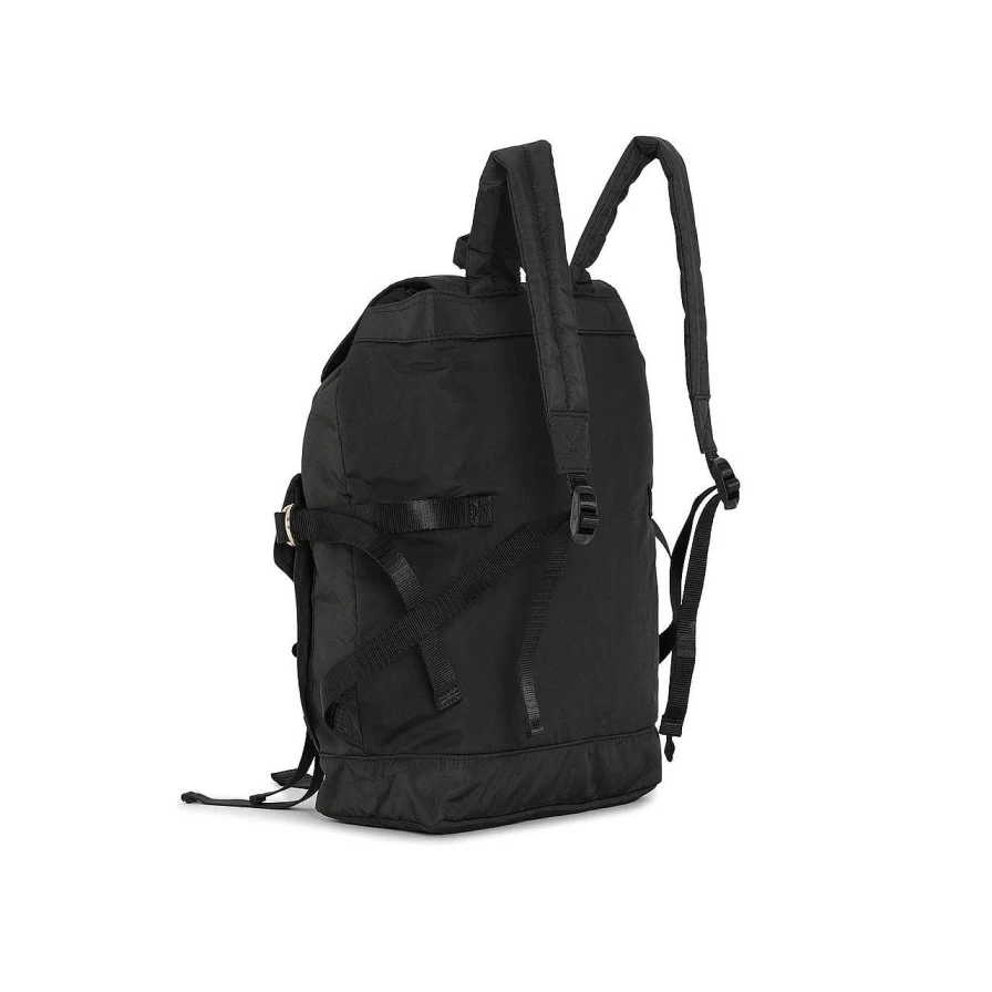 HOLZRICHTER Women's Black Recycled Tech Backpack - Eco-Friendly Laptop Bag