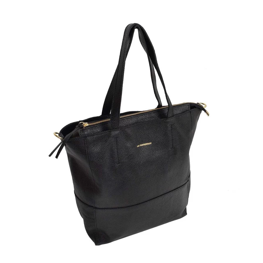 HOLZRICHTER Lucie Women's Business Handbag in Black - Professional Tote Bag for Work
