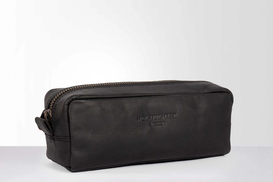 HOLZRICHTER Men's Leather Pen Case No 1-1 (M) - Premium Pencil Holder for Professionals