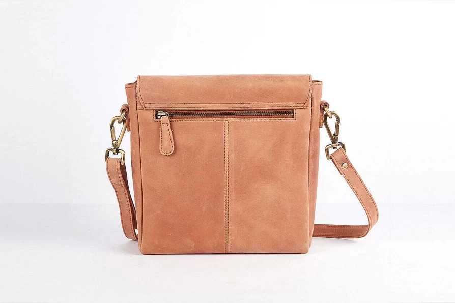 HOLZRICHTER Women's Leather Shoulder Bag No 2-2 (Large) - Stylish & Spacious Handbag for Everyday Use