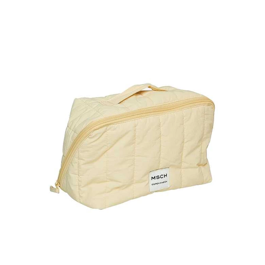 HOLZRICHTER Women's Reed Yellow Handbag - Sasja Necessaire Fashion Tote for Women