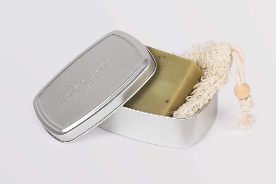 HOLZRICHTER Men's Travel Soap - No. 2-6 North America Scented Bar for Freshness