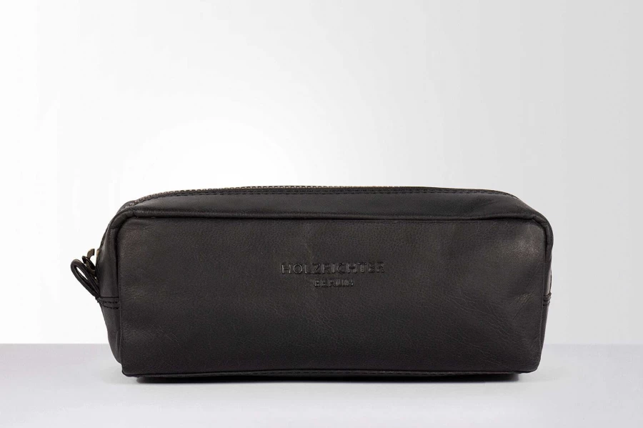 HOLZRICHTER Men's Leather Pen Case No 1-1 (M) - Premium Pencil Holder for Professionals