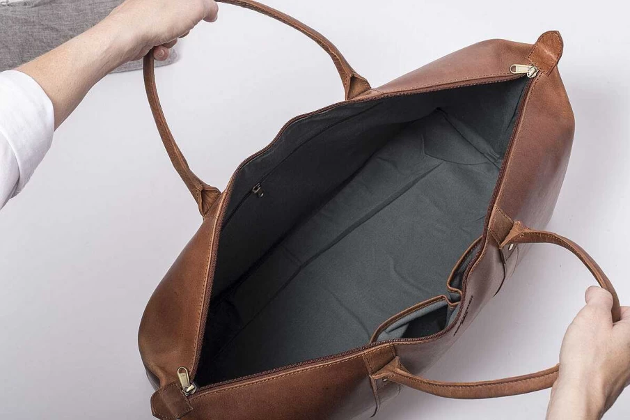 HOLZRICHTER Women's Weekender Bag No.11-1 - Stylish & Spacious Travel Tote for Weekend Getaways