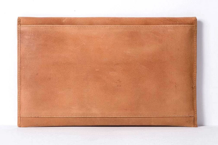HOLZRICHTER Leather MacBook Pro 13 Inch Sleeve Case for Men - Premium Protective Laptop Cover