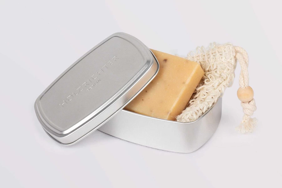 HOLZRICHTER Men's Travel Soap Set - No.2-4 Asian Scented Bar Soap for Men